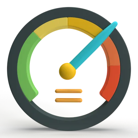 Speed Test  3D Icon