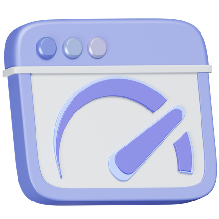 Speed Test  3D Icon