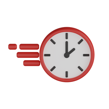 Speed Time  3D Icon