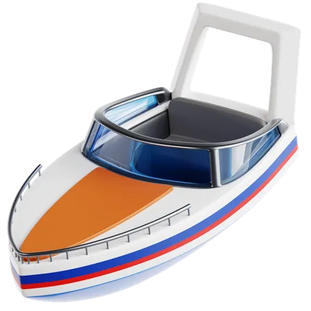 Speedboat  3D Icon
