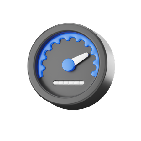 Speedo Tachometer  3D Icon