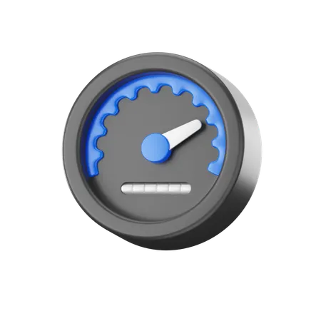 Speedo Tachometer  3D Icon