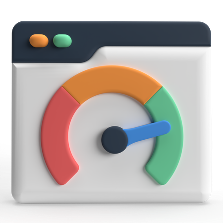 Speedometer  3D Icon