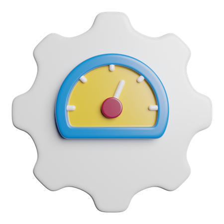 Speedometer  3D Icon