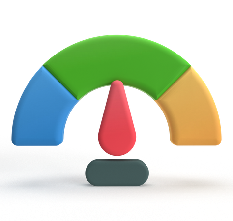 Speedometer  3D Icon