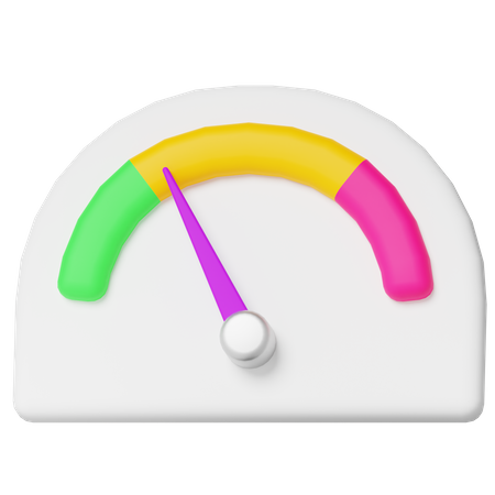 Speedometer  3D Icon