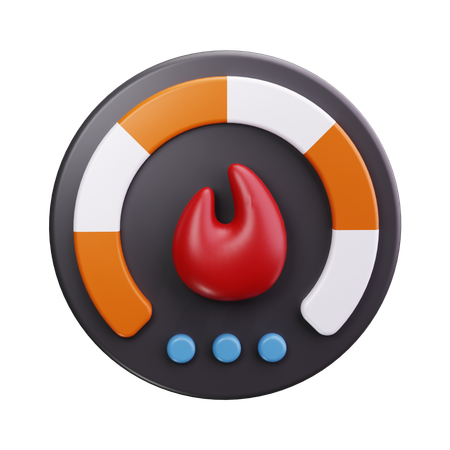 Speedometer  3D Icon