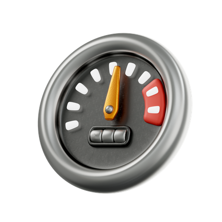 Speedometer  3D Icon