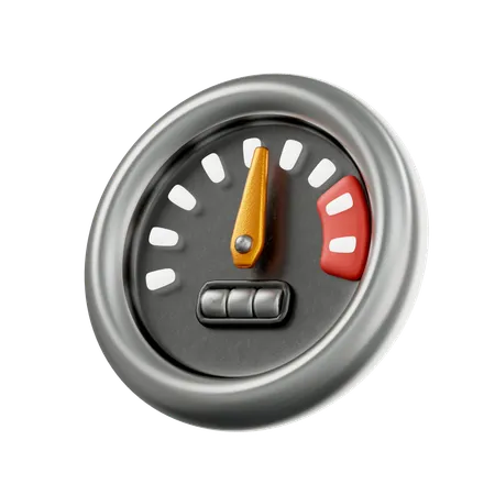 Speedometer  3D Icon