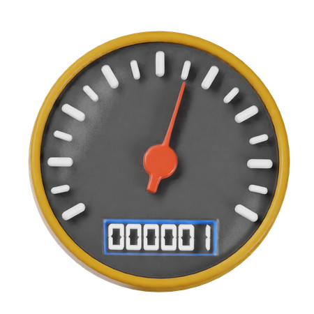 Speedometer  3D Icon