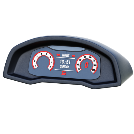 Speedometer  3D Icon