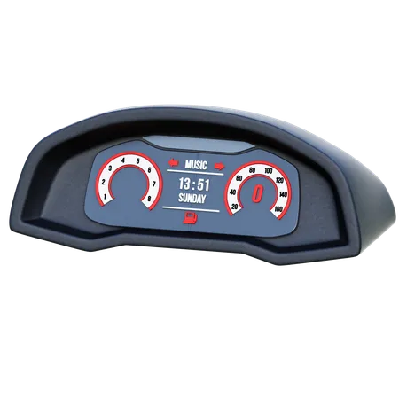 Speedometer  3D Icon