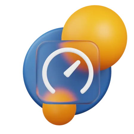 Speedometer  3D Icon