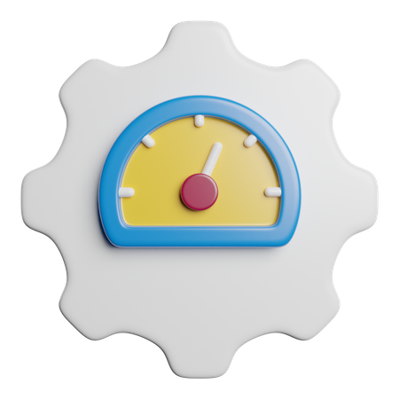 Speedometer  3D Icon