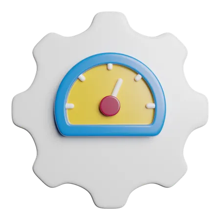 Speedometer  3D Icon
