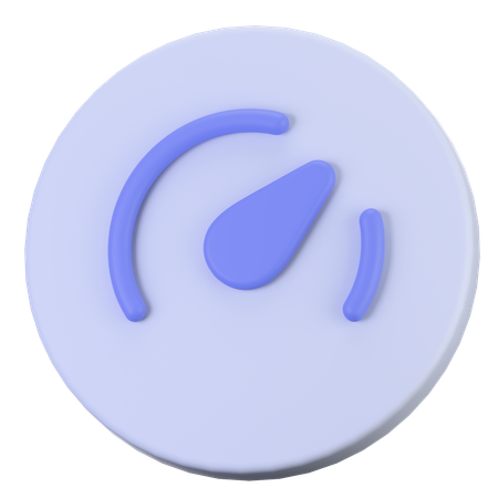 Speedometer  3D Icon