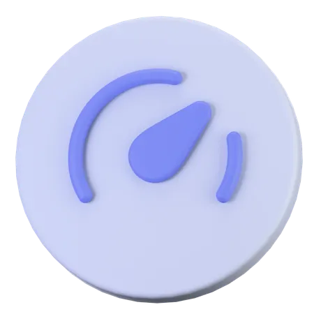 Speedometer  3D Icon