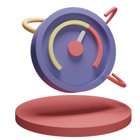 Speedometer  3D Illustration