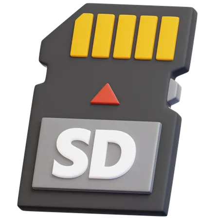 Speicherkarte  3D Icon