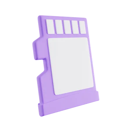 Speicherkarte  3D Icon