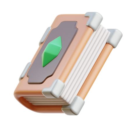 呪文書  3D Icon