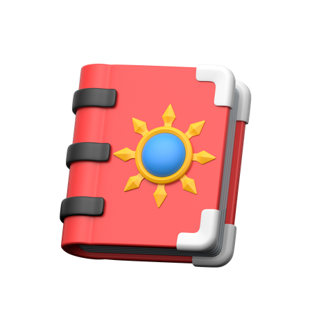 Spell Book  3D Icon