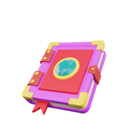 Spell Book  3D Icon