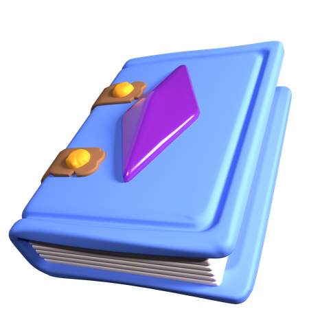 Spell Book  3D Icon