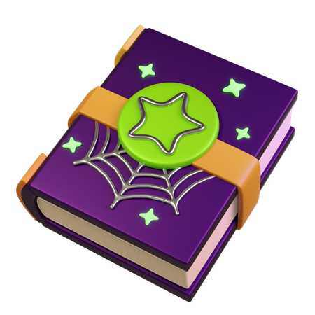 Spell Book  3D Icon