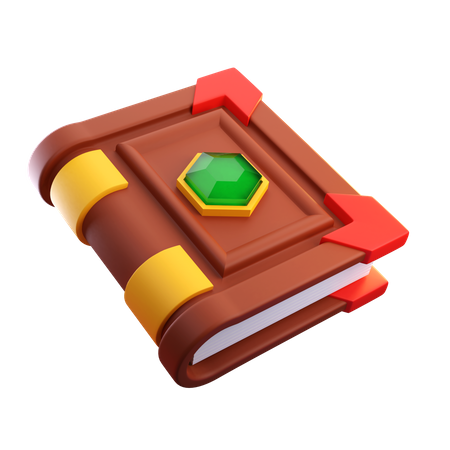 Spell Book  3D Icon