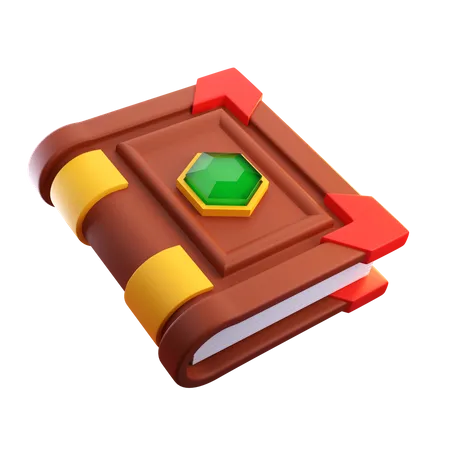 Spell Book  3D Icon