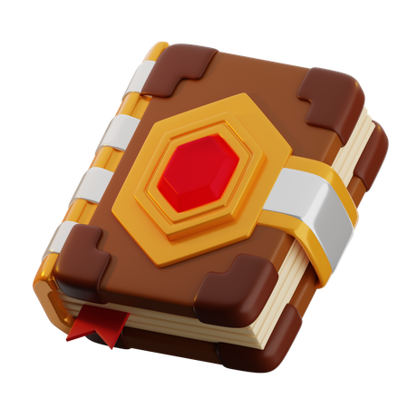 Spell Book  3D Icon