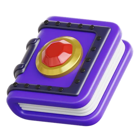 Spell Book  3D Icon