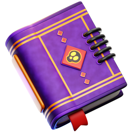 Spell Book  3D Icon