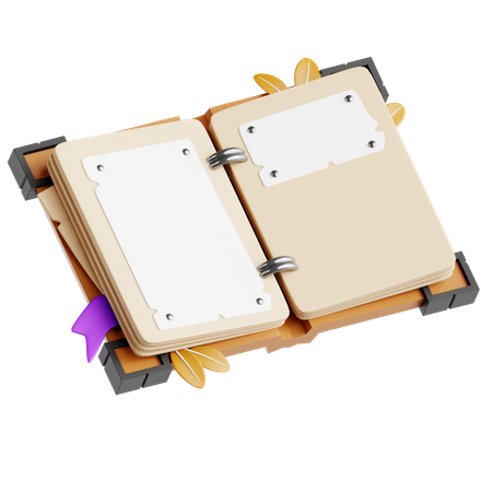 Spell Book  3D Icon