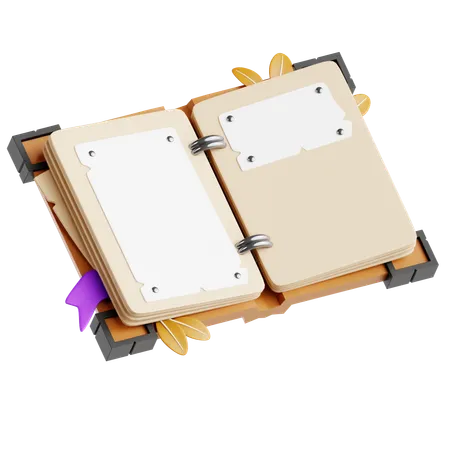 Spell Book  3D Icon