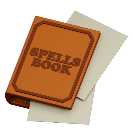 Spell Book  3D Icon