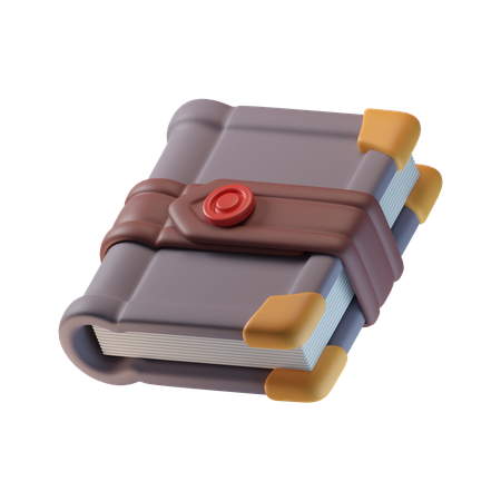 Spell Book  3D Icon