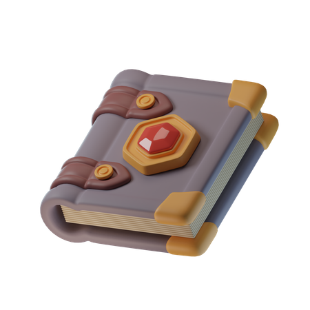 Spell Book  3D Icon