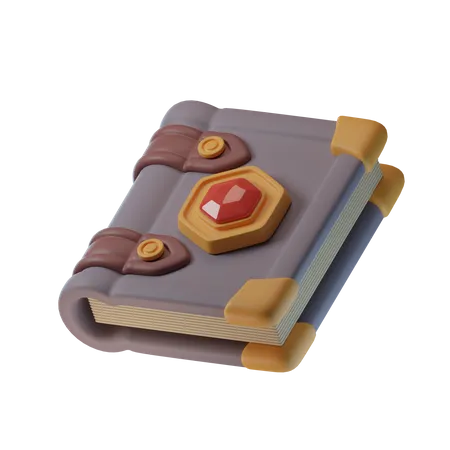 Spell Book  3D Icon