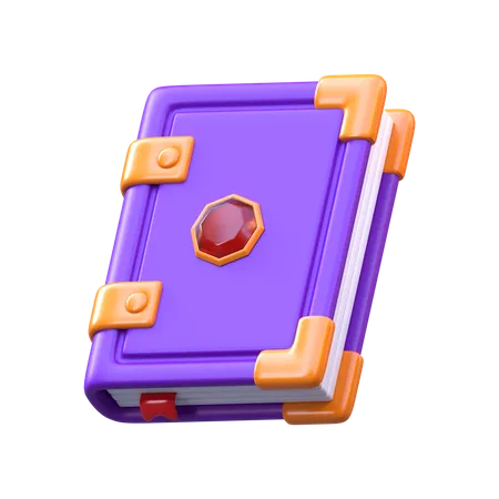 Spell Book  3D Icon