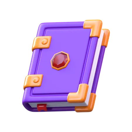 Spell Book  3D Icon