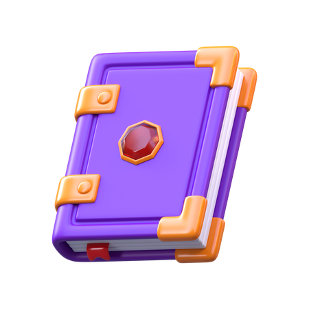 Spell Book  3D Icon
