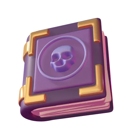 Elevate Your Mystical Designs With Our 3 D Spellbook Illustration 3D Icon
