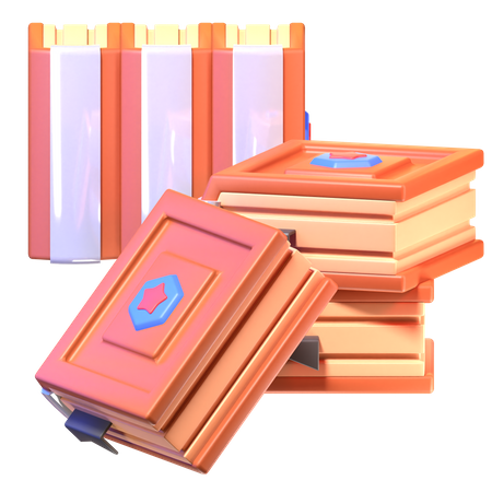 Spell Books  3D Icon