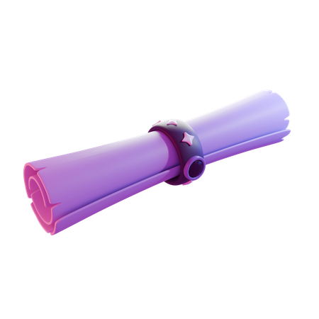 Spell Scroll  3D Icon