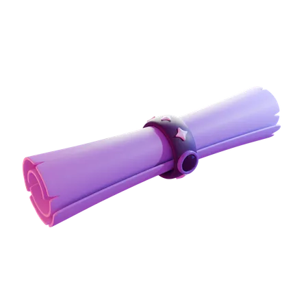 Spell Scroll  3D Icon