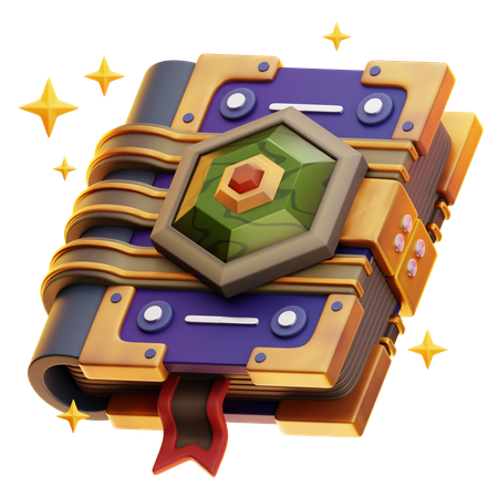 SpellBook  3D Icon