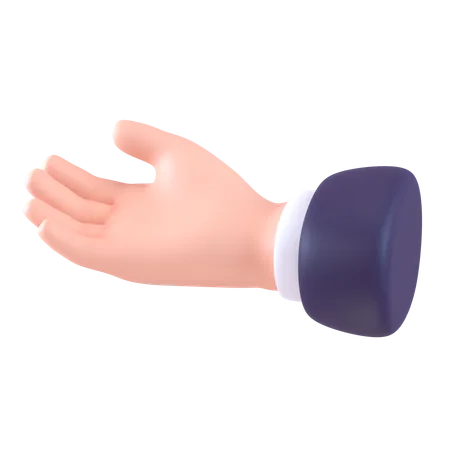 Spende-Handgeste  3D Icon