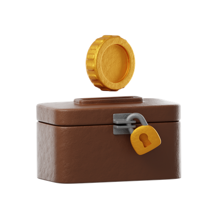 Spendenbox  3D Icon